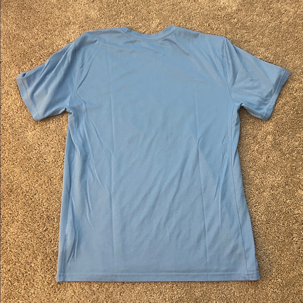 Nike UNC Tar Heels Mens M Carolina Blue Dri-Fit Tee - Picture 4 of 8